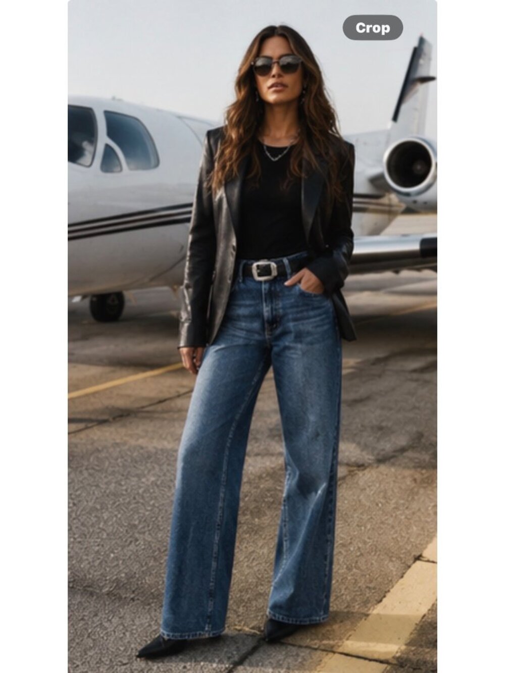 rag & bone rb Miramar Sofie Wide-Leg Pant Kimber Wash Size 25 New
